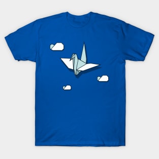 Origami Swan In Flight T-Shirt